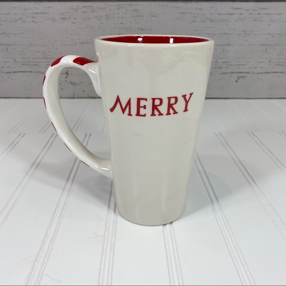 Red & White Holiday Tall mug - Picture 1 of 8